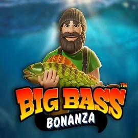 Big Bass Bonanza slot logo by Pragmatic Play at Royal Game Casino