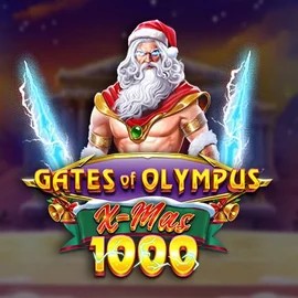 Gates of Olympus Xmas 1000 online game logo by Pragmatic Play on royalgame-casino.org