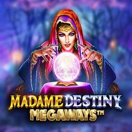 Madame Destiny Megaways logo by Pragmatic Play at Royal Game Casino