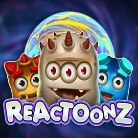 Reactoonz online game logo by Play’n GO on royalgame-casino.org